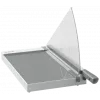 Leitz Precision Home Office -paperileikkuri A3, 10 arkkia, manuaalinen puristin, ruostumaton teräs, A3, 80 g/m², teräs