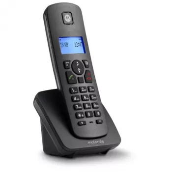 Motorola C4201 analoginen/DECT-puhelin numeronäytöllä musta
