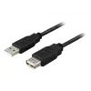 USB-jatkokaapeli GOOBAY 93600 — USB A–USB A, USB 2.0, 3 m, musta