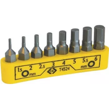 Ruuvitalttakärkisarja C.K Tools T4524 8 kpl