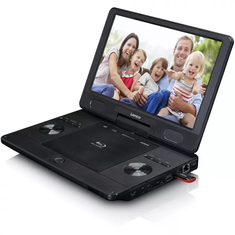 Lenco BRP-1150BK - Blu-ray-soitin - kannettava - näyttö: 29,5 cm (11,5
