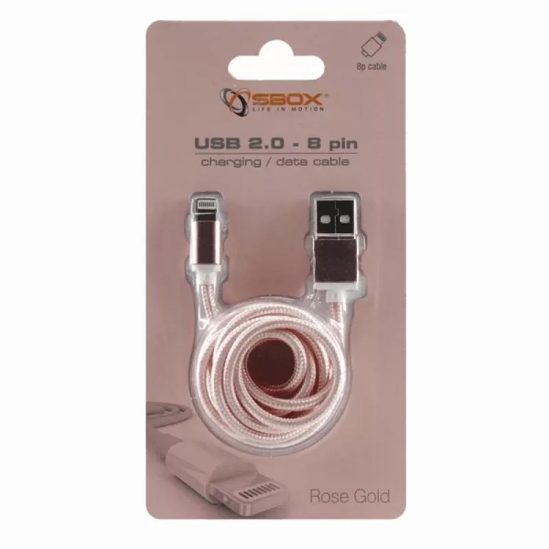 Sbox USB 2.0 8 Pin IPH7-RG rosekulta