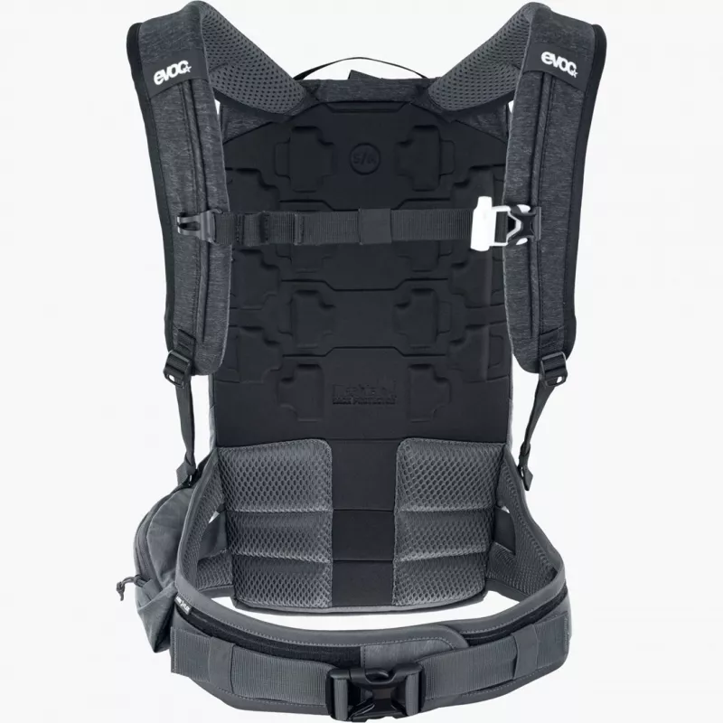Pyöräreppu EVOC Trail Pro 10L Carbon harmaa urheilu
