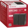 DEFENDER SPK-240 johdolliset pöytäkaiuttimet, 2.0, 6 W RMS, USB-virtalähde, 3,5 mm, musta