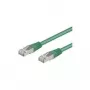Wentronic Goobay CAT 5e liitäntäkaapeli, F/UTP, vihreä, 15 m - CCA kuparisekoitus (50870)