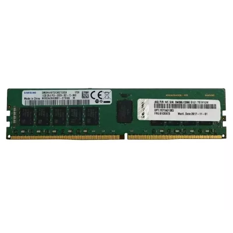 Lenovo TruDDR4 - DDR4 - moduuli - 32 GB - DIMM 288-PIN - 3200 MHz - 1.2 V - puskuroimaton - ECC - ThinkSystem SR250 V2 7D7Q, 7D7R, ST250 V2 7D8F, 7D8G
