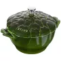 Staub pyöreä artisokkakattila valurautaa - 3 l, vihreä