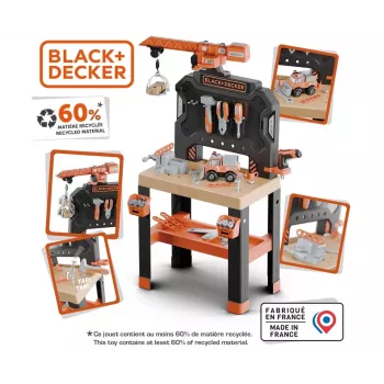 Lasten työpajalelu SMOBY Bricolo Builder 7600360741 – rakennustyökalusetti roolileikkeihin