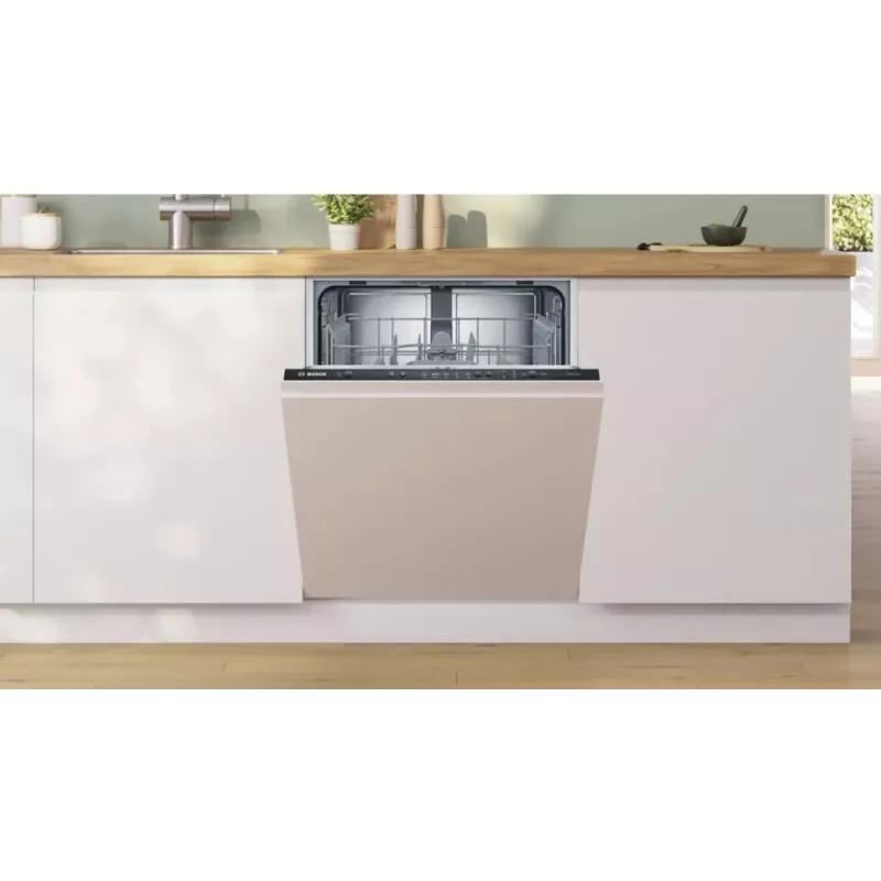 Kalusteisiin asennettava astianpesukone Bosch SMV25AX07F, 12 astiastoa, 46 dB, 60 cm täysintegroitu