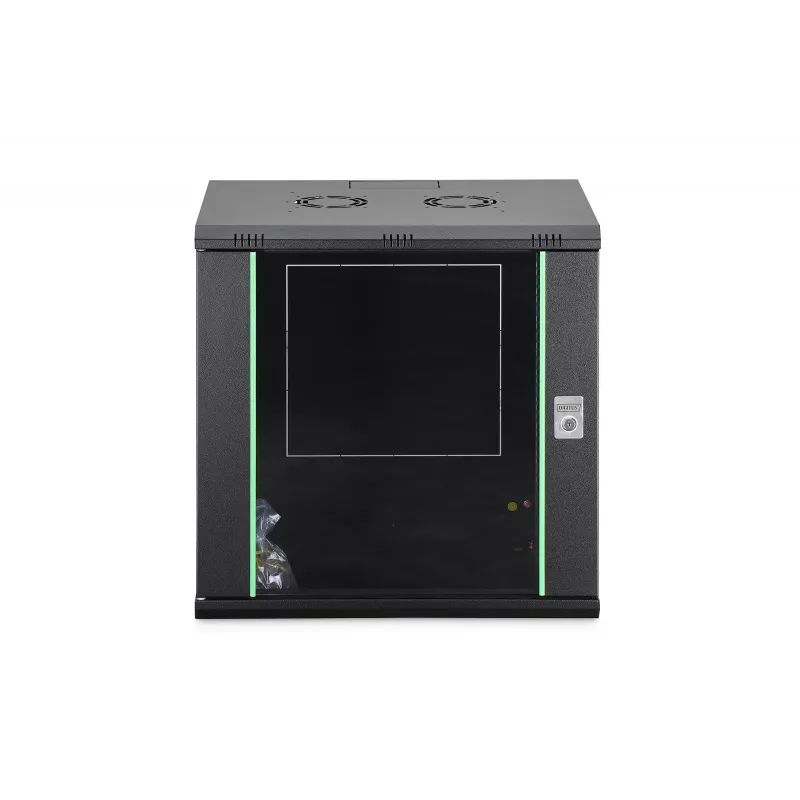 Seinäkiinnitteinen kaappi DIGITUS Dynamic-N 12U, 600x450 mm (LxS), IP20, avainlukko, kokoamaton