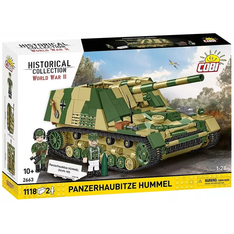 Rakennussarja Cobi Panzerhaubitze Hummel 1118 osaa pienoismallisarja