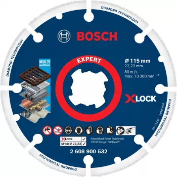 Bosch 2 608 900 532 kulmahiomakoneen lisävaruste katkaisulaikka
