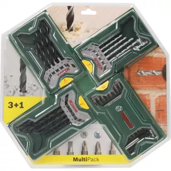 Bosch Mini X-Line Multipack 3+1 poranterä- ja kärkisarja, 46 kpl