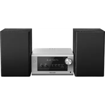 Panasonic SC-PM704 -mikrojärjestelmä - 80 W (yhteensä) - hopea (SC-PM704EG-S)