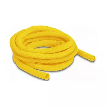 DeLOCK punottu sukka itsesulkeutuva lämmönkestävä 5 m x 10 mm keltainen