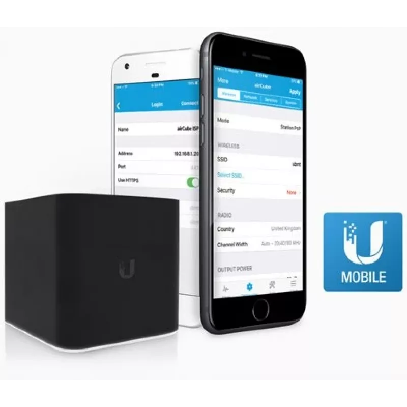 Ubiquiti ACB-ISP WiFi-reititin, airCube, 2,4 GHz, MIMO, 4x RJ45 100Mb/s
