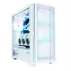 Zalman Z10 DUO ATX ZM-IF120 x4 valkoinen