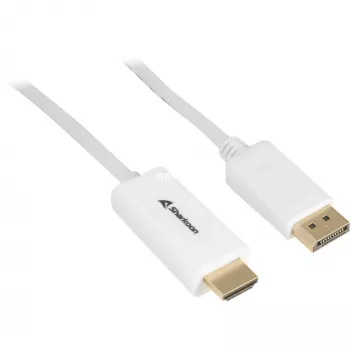 DisplayPort-HDMI-kaapeliadapteri Sharkoon DisplayPort 1.2 → HDMI 4K aktiivinen 2 m 60 Hz