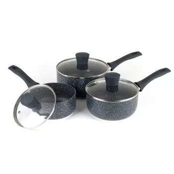 Russell Hobbs Nightfall Stone kattilasarja 3-osainen 16/18/20 cm tarttumaton