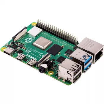 Raspberry Pi 4 Model B - yhden piirilevyn tietokone - Broadcom BCM2711 / 1.5 GHz - RAM 2 GB - 802.11a/b/g/n/ac, Bluetooth 5.0 (Raspberry-PI-4-2GB)