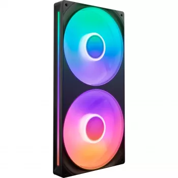 NZXT F280 RGB Core 140mm ARGB PWM 2 kpl pakkaus musta