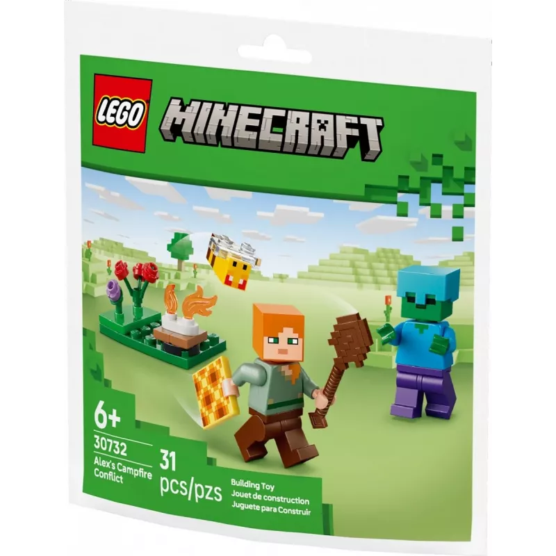 Bricks Minecraft 30732 Alexin nuotioyhteenotto