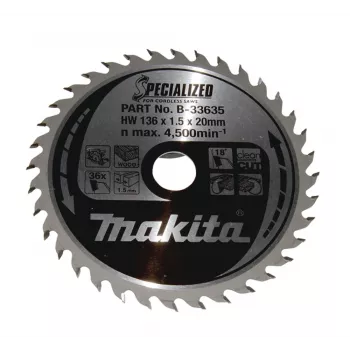 Makita B-33635 -pyörösahanterä 13,6 cm 1 kpl
