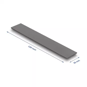 DeLOCK 18476 lämpötyyny 3 W/m·K harmaa 20x120x1,5 mm