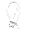 Baseus CALYS-A02 matkapuhelinkaapeli valkoinen 1 m USB A Lightning