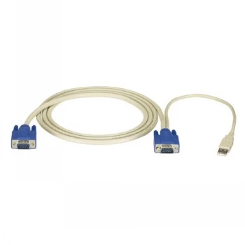 Schwarzbox Servswitch EC USB-palvelinkaapeli - VGA, USB, 3M