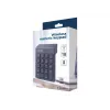 Gembird KPD-W-02 langaton numeronäppäimistö, 2,4 GHz, USB, 18 näppäintä, musta