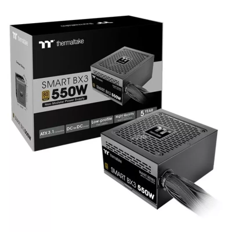 Virtalähde Thermaltake Smart BX3 550W, 80 PLUS Bronze
