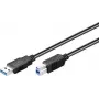 Wentronic 93655 USB-kaapeli musta