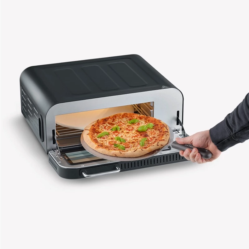 Pizzanpaistaja Severin PG 8575 2000 W musta 1 pizza digitaalinen ajastin