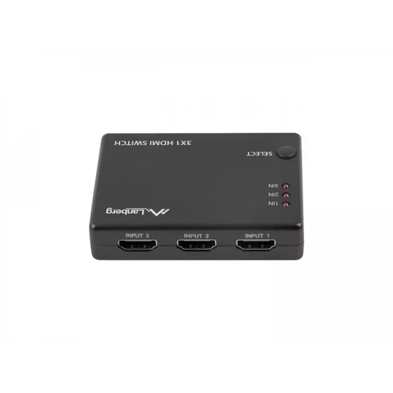 LANBERG VIDEOSWITCH 3X HDMI + MICRO-USB-PORTTI