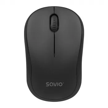 Langaton hiiri SAVIO MB-03, Bluetooth-liitäntä, 1000 DPI, paristo AA, 99×60×39 mm, 51 g, vastaanotin mukana