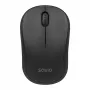 Savio MB-03 langaton optinen hiiri, 2,4 GHz:n USB-vastaanotin, 1000 DPI, 3 painiketta, AA-paristo, 99x60x39 mm, 51 g, musta