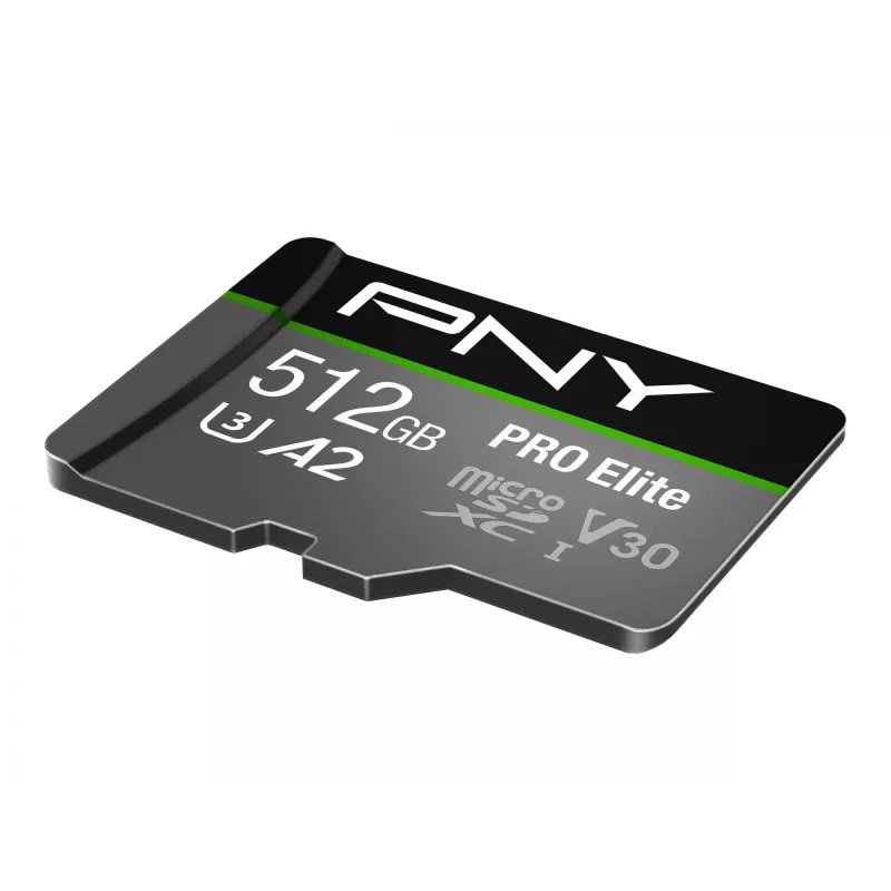 Flash-muisti PNY 512GB microSDXC Class 10 P-SDUX512U3100PRO-GE