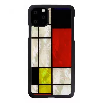 Älypuhelinkotelo iKins iPhone 11 Pro Max – Mondrian musta suojakotelo