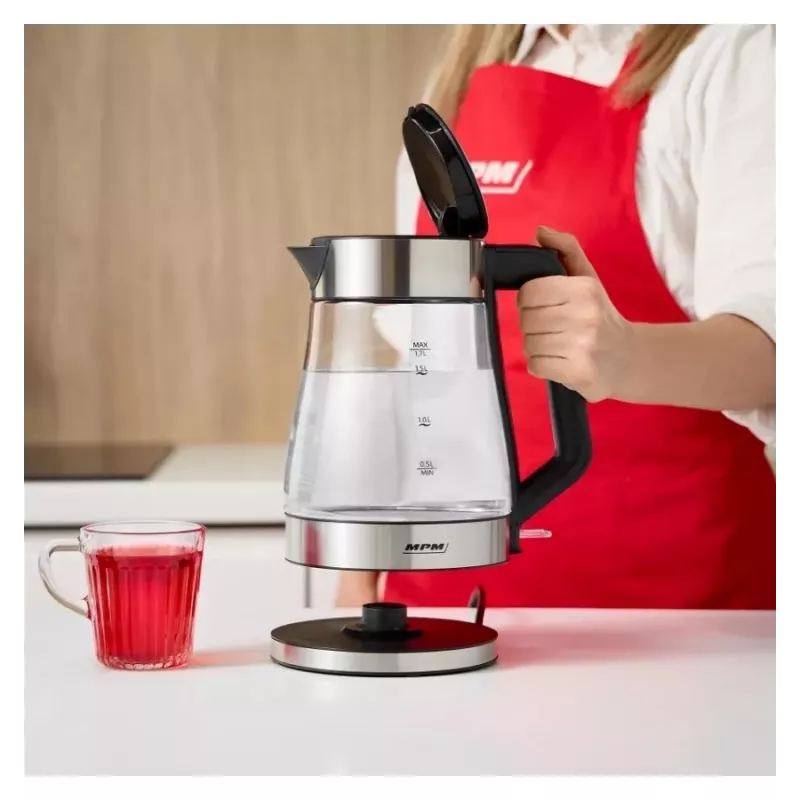 Vedenkeitin MPM 1.7L 2200W musta
