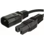 Microconnect PE011410 virtajohto musta 1 m C14-liitin C15-liitin