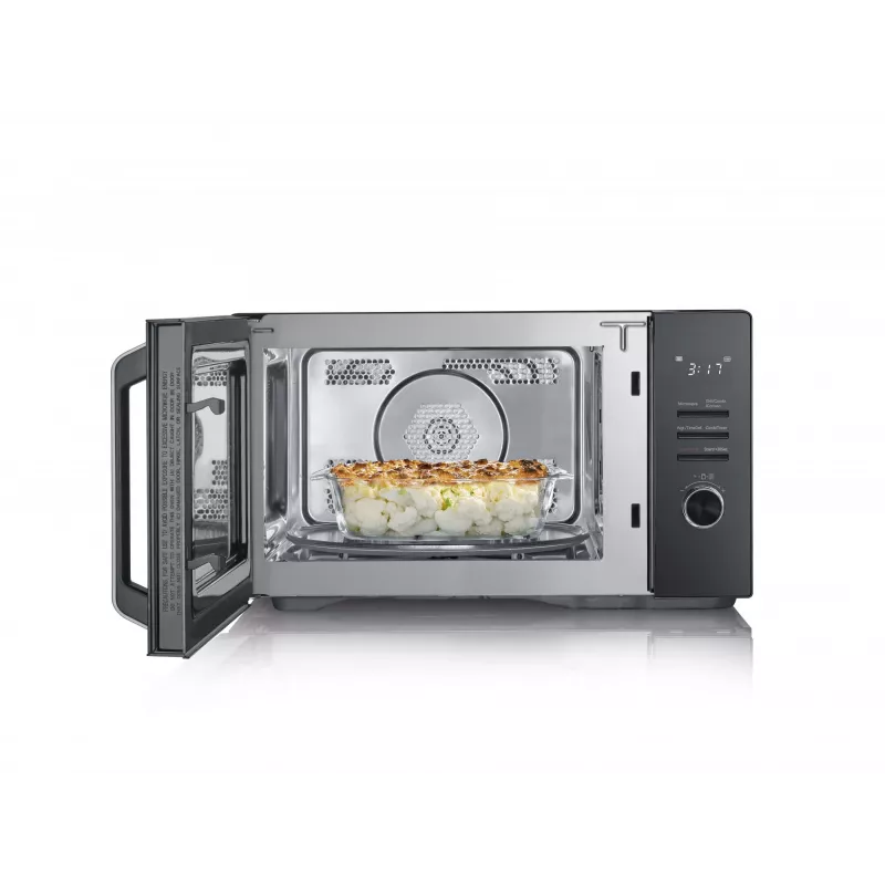 Severin MW 7798 yhdistelmämikroaaltouuni, pöytämalli, 29 l, 900 W, musta, 315 mm kiertolevy