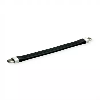 ROLINE 11.02.9054 USB-kaapeli 0,11 m USB 3.2 Gen 2 (3.1 Gen 2) USB C musta (11.02.9054)