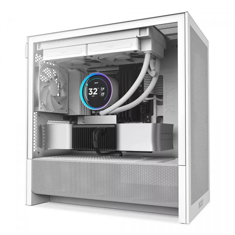 PC-kotelo NZXT H9 H3 Flow Midi Tower valkoinen