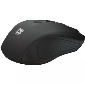 Langaton RF-hiiri DEFENDER Accura MM-935 — optinen 1600 DPI, molempikätinen, 3 painiketta, USB-vastaanotin, musta