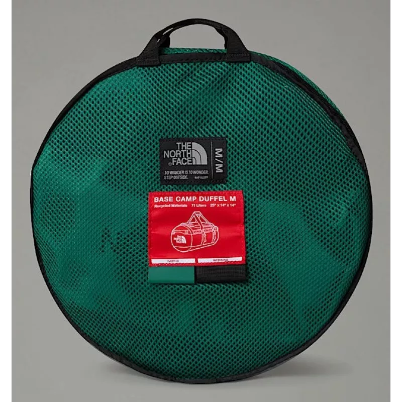 Laukku The North Face Base Camp Duffel M - evergreen/TNF Black