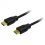 LogiLink CH0055 nopea HDMI-kaapeli Ethernet-tuella, HDMI 1.4, A-uros – A-uros, kullatut liittimet, 20 m, musta