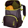 Jack Wolfskin Erlebnis Pack reppu – violetti/neonkeltaien, 11 L