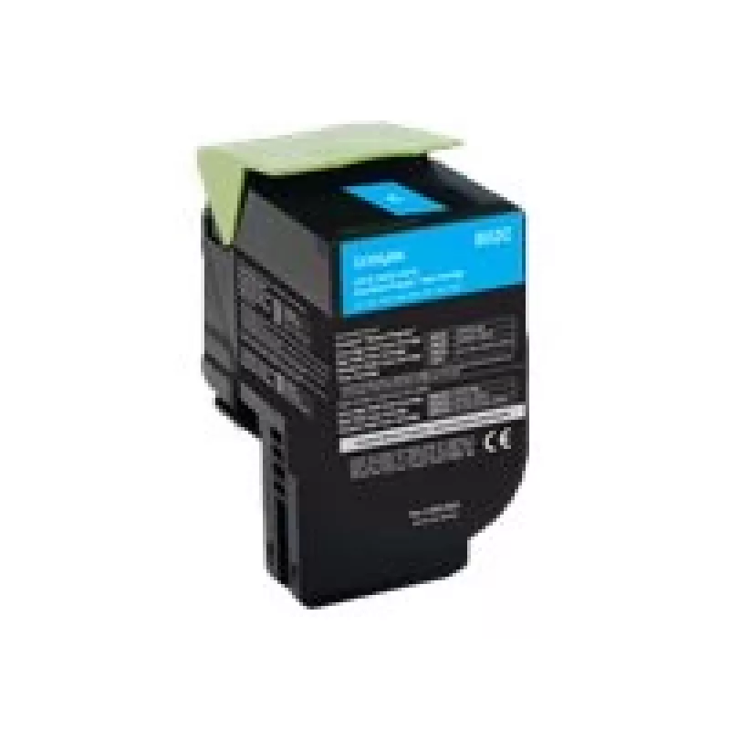 Lexmark 802C värikasetti 1 kpl alkuperäinen syaani