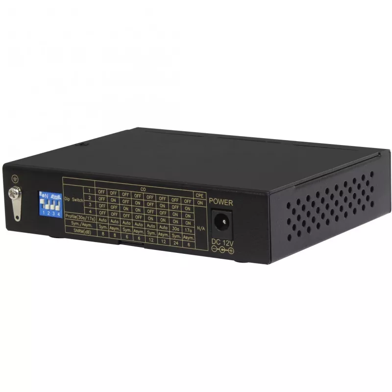 Modeemi ALLNET ALL-MC116VDSL2 160 Mbit/s 2x RJ45 SFP musta